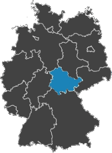Wo ist Thüringen in Deutschland ? Wir bieten Ihnen Feuerwerk in Thüringen.  